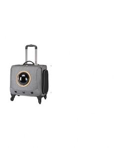 BSCI Factory BSCI Factory Top Selling factory custom Pet Dog Carrier on <b>Wheels</b> Weekend Outdoor Travel Rolling <b>Luggage</b> cat bag - Product Image 2