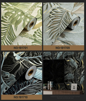Rouleaux de papier peint épais, revêtement mural intérieur moderne et luxueux, largement utilisé dans les salons familiaux, les chambres à coucher et les chambres d'hôtel.