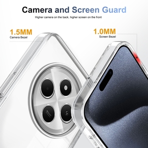 Điện Thoại Di Động Trường Hợp Trong Suốt Acrylic TPU <span class=keywords><strong>2</strong></span>.5Mm Rõ Ràng Trường Hợp Điện Thoại Đối Với Xiaomi Redmi 14C 4G Lưu Ý 13 Pro Cộng Với <span class=keywords><strong>A3</strong></span> X5 X5 Pro - Product Image 6