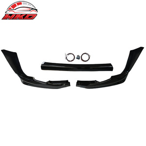 Alerón delantero estilo T para Toyota Corolla 11-13, labio de parachoques, color negro brillante, PP, piezas de automóvil, accesorios automotrices - Product Image 6