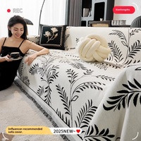 Faible MOQ, personnalisable, durable, écologique, doux, moderne, chenille américaine quatre saisons, couverture intégrale, antidérapant, imperméable, lavable en machine