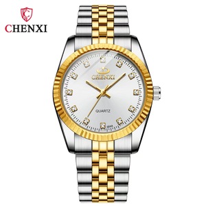 CHENXI 004 Reloj de Lujo para Pareja de Negocios en Aleación de Oro para Hombre y Mujer, Regalo Clásico Resistente al Agua - Product Image 4