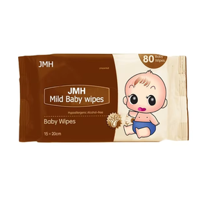 OEM vente en gros 100% coton biodégradable biologique bébé lingettes sèches et humides pour les soins de bébé - Product Image 3