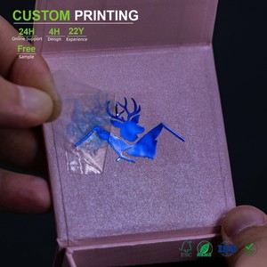 Servicio de Impresión de Etiquetas Adhesivas, Etiquetas UV en Rollo, Poliéster Satinado, Forma Personalizada, Etiqueta de Transferencia, Duradera, Impermeable - Product Image 1