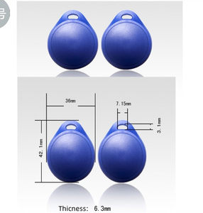 Porte-clés RFID étanche en ABS 13,56 MHz, carte-clé étanche pour l'accès sécurisé - Product Image 6