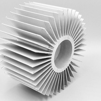 Dissipateur thermique/radiateur d'usinage CNC, profil en aluminium haute difficulté pour dissipateur thermique/radiateur