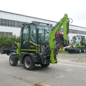 Leicht zu manövrierender Mini-Lader 4x4 Kleiner Traktor mit Frontlader Baggerlader Traktoren LKWs Landwirtschaft Mini-Farmtraktor - Product Image 5