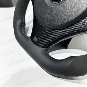 Volante de Cuero Completo para BMW E92 Calidad 2005 2011 2009 2008 2010 para E92 E84 E46 E90 E71 Volante Negro Nuevo Caliente - Product Image 4