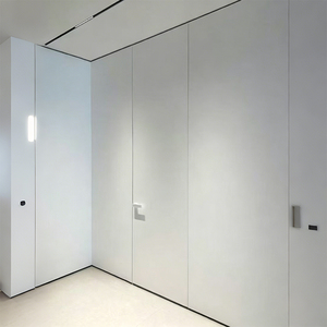 Porte dissimulée <span class=keywords><strong>en</strong></span> composite bois-<span class=keywords><strong>aluminium</strong></span> nid <span class=keywords><strong>d</strong></span>'abeille, design minimaliste, ignifuge, pour intérieur <span class=keywords><strong>d</strong></span>'hôtel, <span class=keywords><strong>prix</strong></span> fabricant - Product Image 5