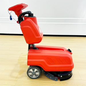 手押し式電動業務用床洗浄機（24Vバッテリー、サイドブラシ付き）スーパーマーケット、ショッピングモール、小売店向け - Product Image 5