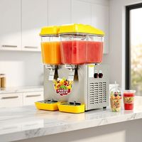 Machine à jus commerciale grande capacité, machine à boissons froides, mixeur à jus double usage chaud et froid pour les magasins de boissons froides