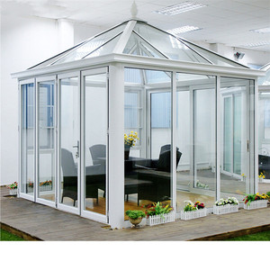 Solárium de Estilo Europeo con Techo de Vidrio Templado, para Jardín, Patio o Terraza, con Marco de Aluminio y Alta Transmitancia de Luz - Product Image 2