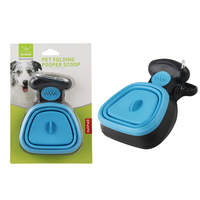 Nunbellpets Cueilleur de crottes de chien réutilisable Article chaud Clip en plastique avec mousqueton Sacs pliables portables pour grand espace de transport d'articles