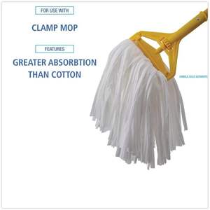 Boardwalk BWKBW2020 # 20 Balais à poils coupés en rayonne/polyester non tissé blancs - 12/carton - Product Image 4