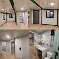 Casa Modular Expandible de 30 Pies, Casa Cápsula Prefabricada de Lujo, Diseño Plegable, Edificio de Verano con Terraza en el Techo, Cafetería, Tienda