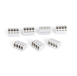 באיכות גבוהה 30a מפעל ישר <span class=keywords><strong>4</strong></span> מוט בורג PCB חיווט מסוף 3p plug-in מסוף מסוף 3p תקע מטר צבע לבן - Product Image 2