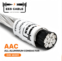 Conducteur toronné tout aluminium DIN 48201 AAC, conducteur nu 16-1000mm² pour alimentation urbaine aérienne Aster AL3 Distribution EESCABLE
