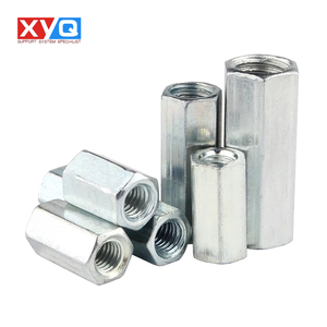 Tuerca de Acoplamiento Hexagonal DIN6334, Galvanizada en Zinc, Tuerca de Acoplamiento para Varilla, Fijaciones Roscadas - Product Image 2
