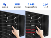 Tableau blanc interactif intelligent à écran tactile 4K de 65 pouces pour l'éducation scolaire, les salles de classe, les conférences et les institutions de formation