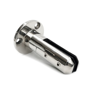 Aço inoxidável Frameless <span class=keywords><strong>Glass</strong></span> Pool Esgrima Balaustrada Stair <span class=keywords><strong>Railing</strong></span> <span class=keywords><strong>Glass</strong></span> Spigot - Product Image 3