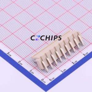 X9396WR-09-46SN Wire-to-Board Pin Header Bent Lead Through Hole,P=3.96mm Connector 1x9P 3.96mm Right Angle Insert VH - Product Image 2