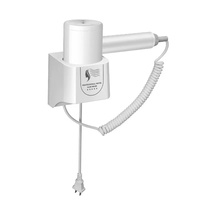 Sèche-cheveux professionnel mural 1200W à moteur DC, 3 vitesses, avec diffuseur en plastique, séchage rapide à l'air chaud, portable, protection contre la surchauffe