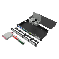 Panneau de brassage multifonctionnel 1U 2U 3U 4U 24 ports à fibre optique Gestion modulaire des câbles pour les réseaux 5G Nouveau modèle Garantie 3 ans