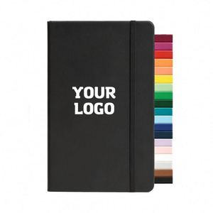 Custom A6 Elastic Strap Pu Journal <b>Diary</b> Notebook Printed Brand Logo Notepad Note Book Wholesale PU Leather Custom <b>A5</b> Notebook - Product Image 1