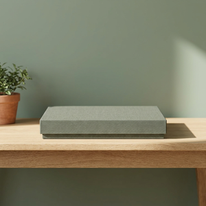 Ensemble de papeterie en lin olive Prestige Creations, boîte de rangement élégante et durable pour le bureau, la maison, les mariages et les événements, DIN A3/A4/A5 - Product Image 2