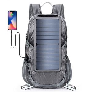 Sac à dos solaire 6,5 W pour téléphone portable et ordinateur portable, idéal pour le camping et les voyages en extérieur, avec chargeur USB – Vente chaude, personnalisable, certifié BSCI - Product Image 2