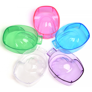 Bol de trempage pour ongles en acrylique transparent, design épaissi, plateau de trempage pour doigts pour salon de manucure, dépose de gel - Product Image 1