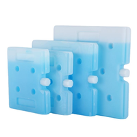 Plaque eutectique en plastique rigide personnalisée avec logo, en PEHD, pour blocs de gel et glace, pour le stockage alimentaire, la conservation de la fraîcheur et le transport en chaîne du froid (vente en gros)