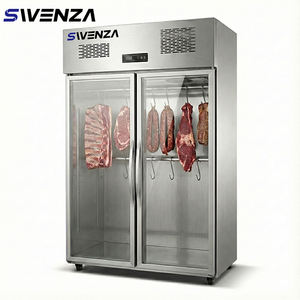 <span class=keywords><strong>Congelador</strong></span> <span class=keywords><strong>Vertical</strong></span> para Carne con Ganchos para Colgar, Puerta de Vidrio Antivaho, Vitrina Exhibidora de Carne - Product Image 1
