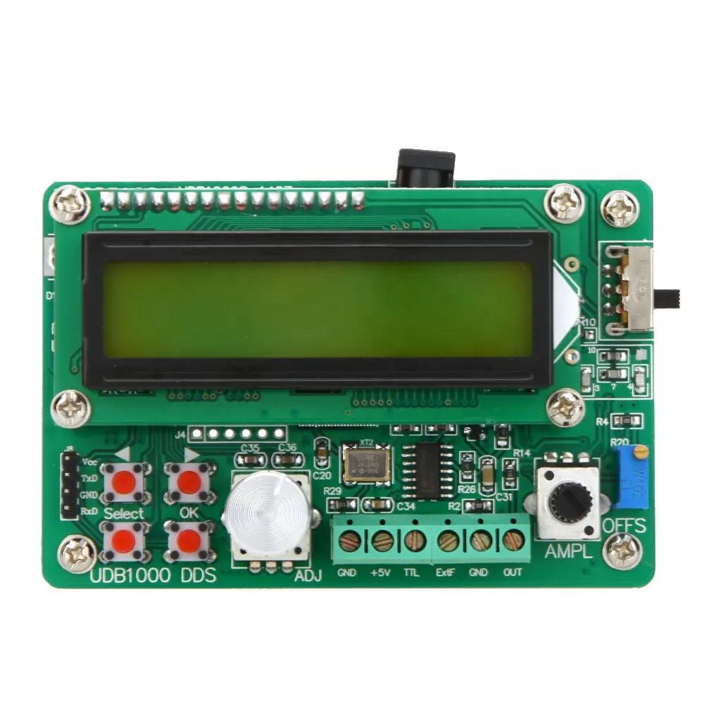 Taidacent UDB1002S DDS Signal Generator Module Digital Frequency Meter Counting Sweeper 60MHz Frequency Digital Signal Generator
