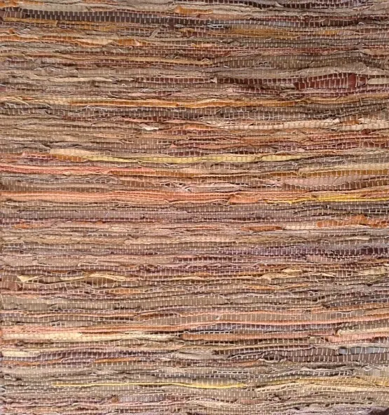 ג 'נינגס עור סמרטוט שטיח