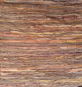Jennings พรมเศษผ้าทำจากหนังงานสานมือสำหรับใช้ในบ้านและโรงแรม - Product Image 1