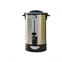 Bouilloire commerciale en acier inoxydable 35L 2500W pour hôtel avec protection contre l'ébullition à sec et arrêt automatique