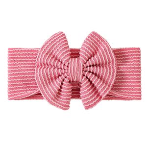 Nueva Diadema Elástica de <span class=keywords><strong>Crochet</strong></span> con Lazo <span class=keywords><strong>para</strong></span> Niñas, Accesorios <span class=keywords><strong>para</strong></span> el Cabello, Diseño DIY, Lazo Grande <span class=keywords><strong>a</strong></span> Rayas, Suave al Tacto - Product Image 3