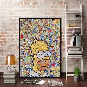 Pósteres y Cuadros de Dibujos Animados, Pintura en Lienzo, Arte de Pared, Cuadro Decorativo - Product Image 1