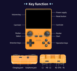 Nueva llegada POWKIDDY X35S 3,5 pulgadas portátil <span class=keywords><strong>Retro</strong></span> consola de juegos portátil 3000mAh sistema Linux reproductor de juegos de bolsillo - Product Image 2