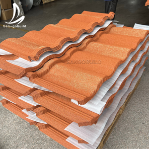 Tejas Modernas para Techos de Casas, Láminas de Aluminio para Techos, Techo Metálico con Recubrimiento de Piedra Arquitectónica Romana - Product Image 6
