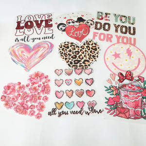 Día de San Valentín DTF logotipo personalizado prensa de calor vinilo Transferencia de Calor DTF impresión para camiseta ropa Jeans zapatos bolsas - Product Image 3