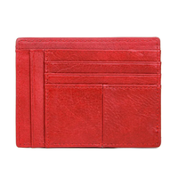 Dompet Kartu Tipis Wanita Dig Discount Card Holder dengan Kantong Koin dan Fitur RFID Blocking