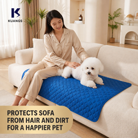 Vente en gros de tapis absorbants pour animaux domestiques, personnalisables, imperméables, à 4 couches, lavables, pour usage intérieur