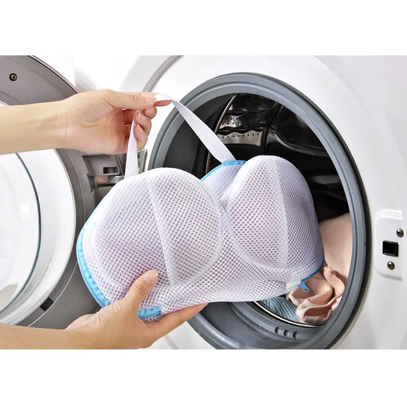 New Thick Net Bra Socks Underwear Lingerie Mesh Wash Bag Polyester Laundry Bag for Women
