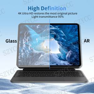 Protection d'écran AR pour <span class=keywords><strong>iPad</strong></span> <span class=keywords><strong>Air</strong></span> 10,9 pouces 2.5D Anti-reflet Lumière bleue Haute définition transparente PET Grade AAA - Product Image 2