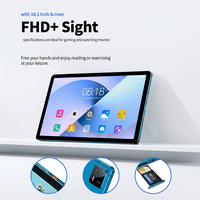 Tablette PC 10 pouces 2.5K (2560x1600) Écran 90Hz 8 Go de RAM 256 Go de Stockage WiFi 5 Android 15 OEM MTK Usage Professionnel Antichoc