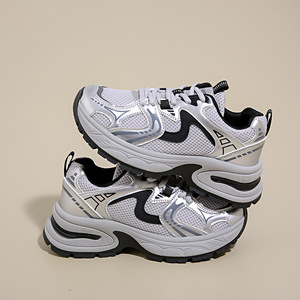 Nouvelles Chaussures de Sport Chunky à Plateforme pour Femmes et Filles, Style Marche, Design Tendance, Polyvalentes, Résistantes à l'Usure, Printemps - Product Image 5