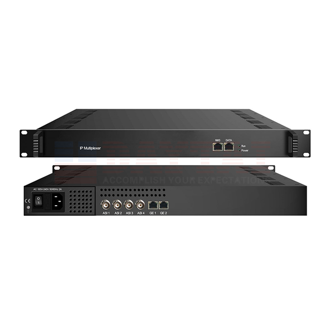TV Broadcasting Head-end Demodulating Multiplexing CATV to IP Multiplexer