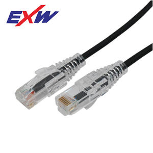 Cable de Conexión Cat6 Sin Blindaje, 28AWG, 1M, Cubierta de PVC de Cobre Puro, Cable de Red para Computadora - Product Image 1